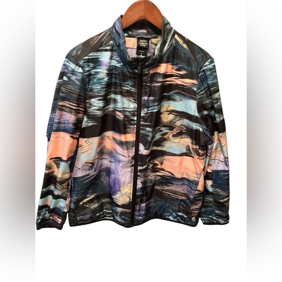 Torrid Happy Camper Polyester Woven Lightweight Active Jacket Sz 0/L/12 - Picture 3 of 10